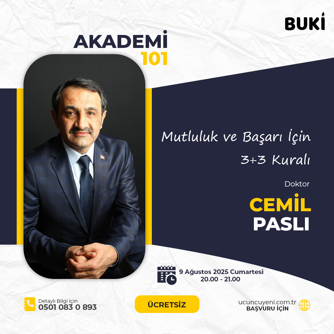 Mutluluk ve Başarı İçin 3 Artı 3 Kuralı - Akademi 101